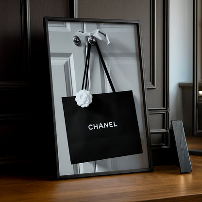 Poster Photo Chanel - Sac de Shopping