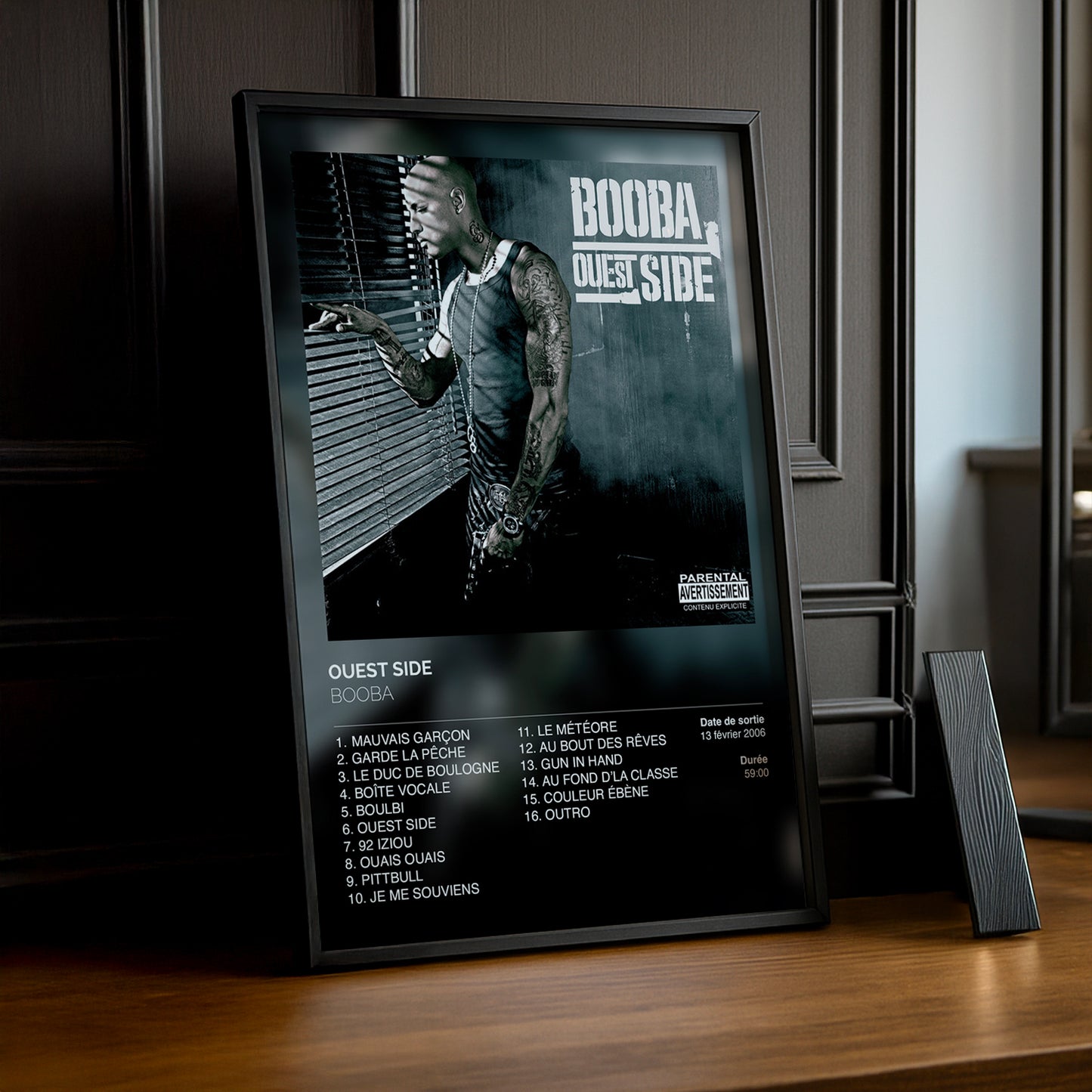 Cadre photo Ouestside Booba