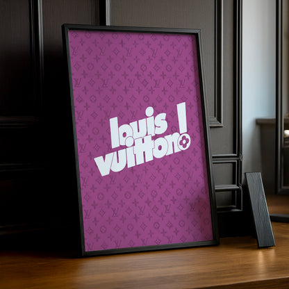 Cadre photo Louis Vuitton Pink