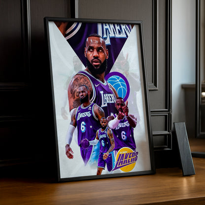 Cadre photo NBA - Lebron James Lakers
