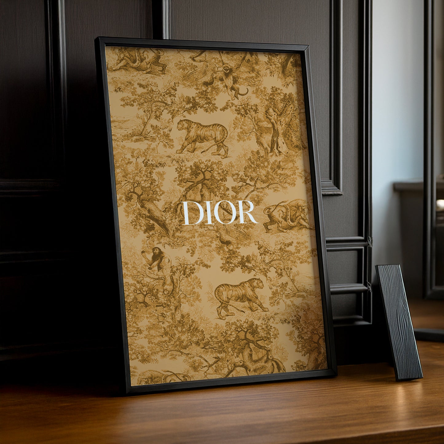 Cadre photo Dior Orange Dessin