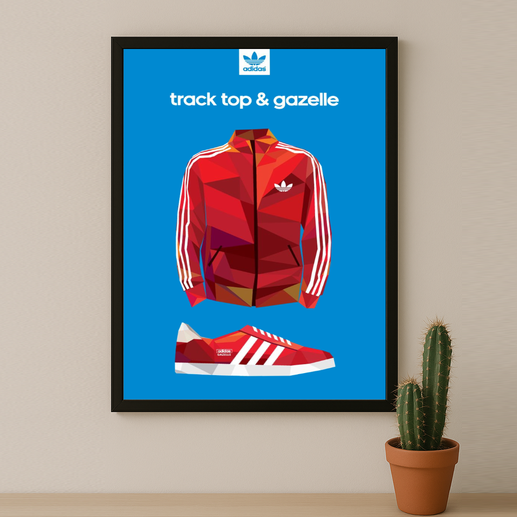 Cadre photo Adidas - Gazelle Outfit
