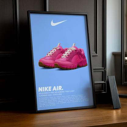 Jacquemus x Nike Air Humara Pink Flash Fotorahmen 