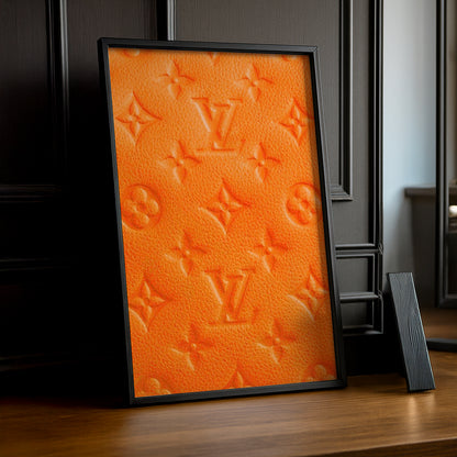 Cadre photo Louis Vuitton orange