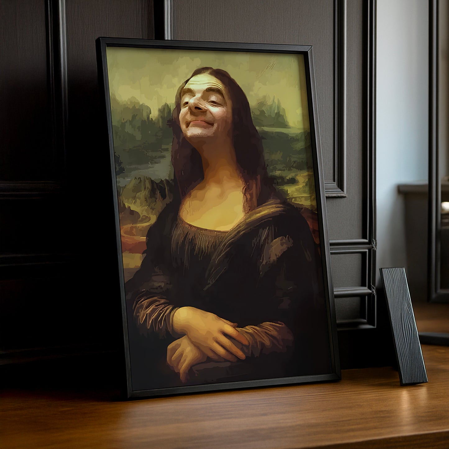 Cadre photo Mona Lisa La Joconde x Mr Bean