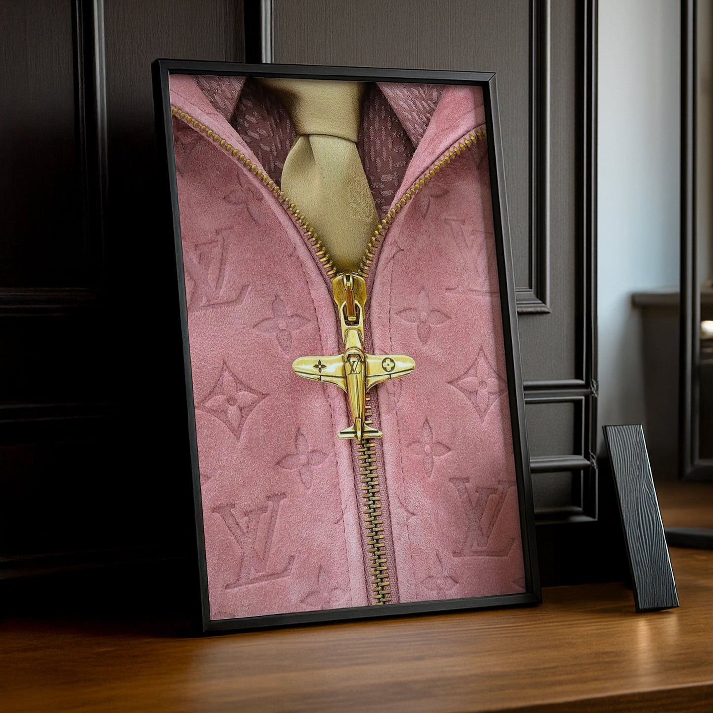 Cadre photo Louis Vuitton rose