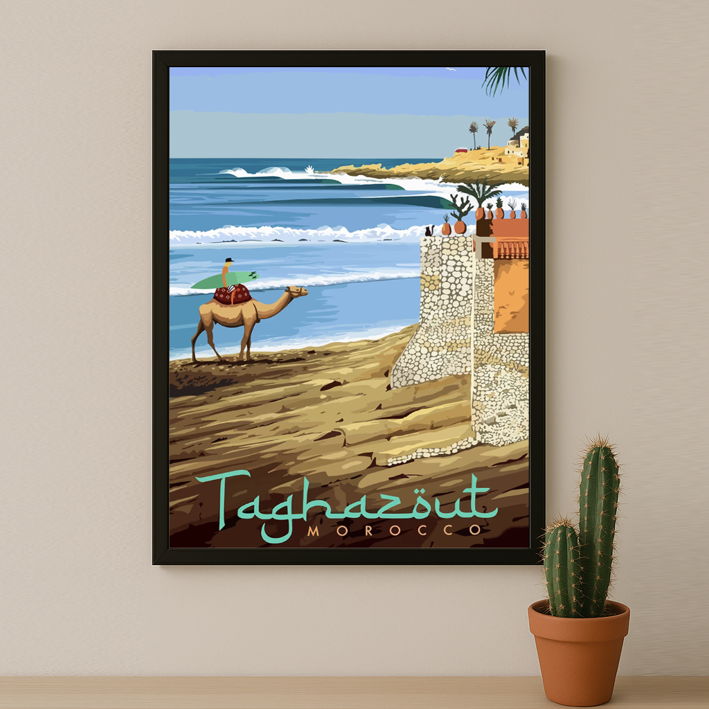 Taghazout Maroc - Cadre photo
