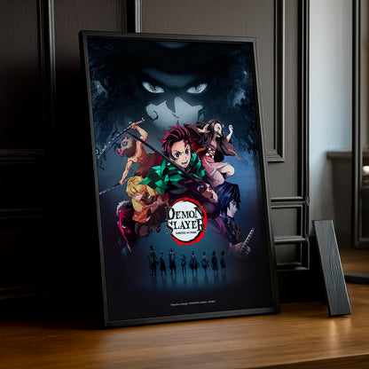 Cadre Photo Demon Slayer - Affiche Officiel