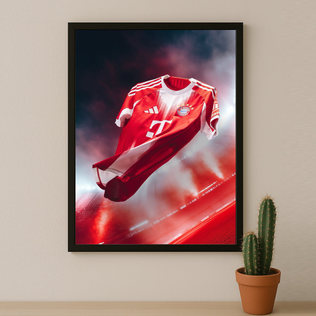 Poster Maillot Football - Bayern Munich Domicile 25-26
