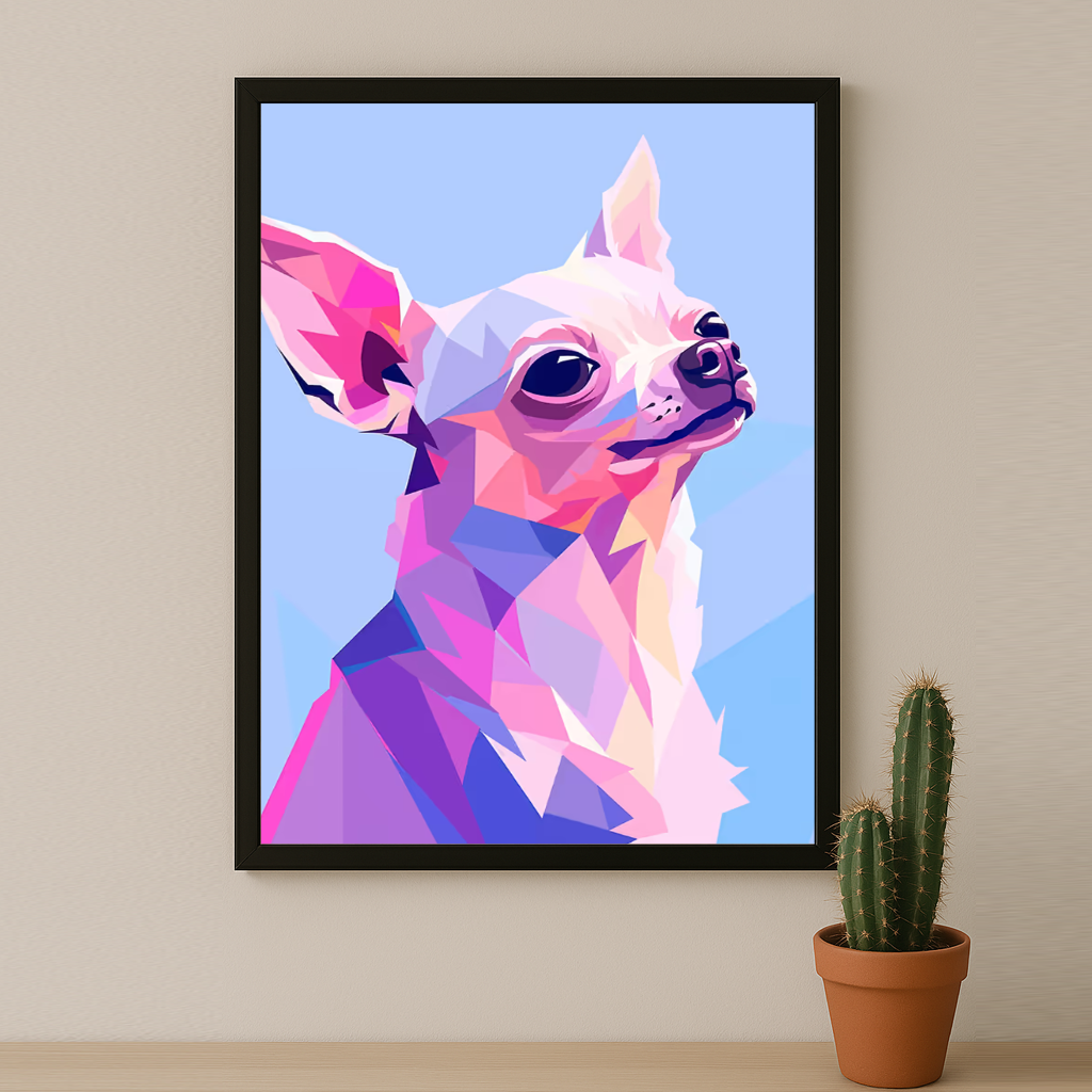 Chien géométrique - Poster