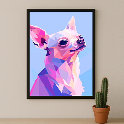 Chien géométrique - Poster