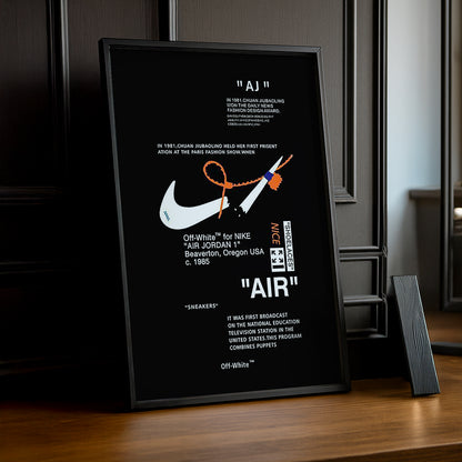 Cadre photo Off-White x Nike