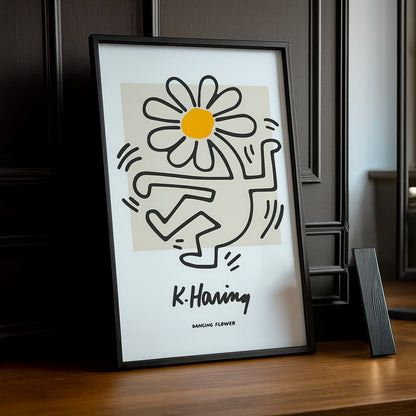 Cadre photo Keith Haring