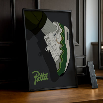 Cadre photo Nike Air Max Patta vert