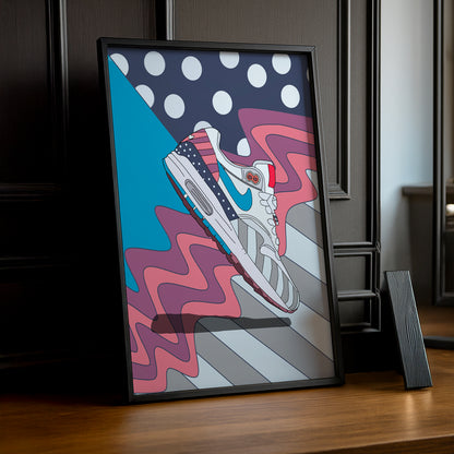 Cadre photo Nike Air Max Illustration