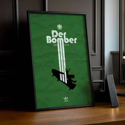 Cadre photo Adidas - Gerd Muller