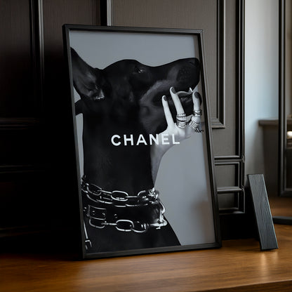 Poster Photo Chanel - Chien