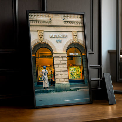 Cadre photo Hermès - Boutique Paris