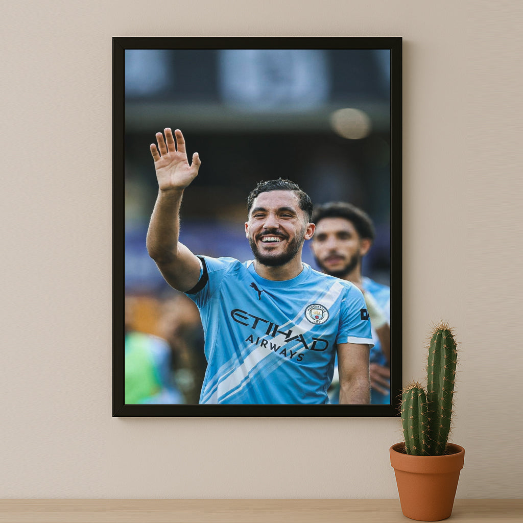 Poster Manchester City - Rayan Cherki