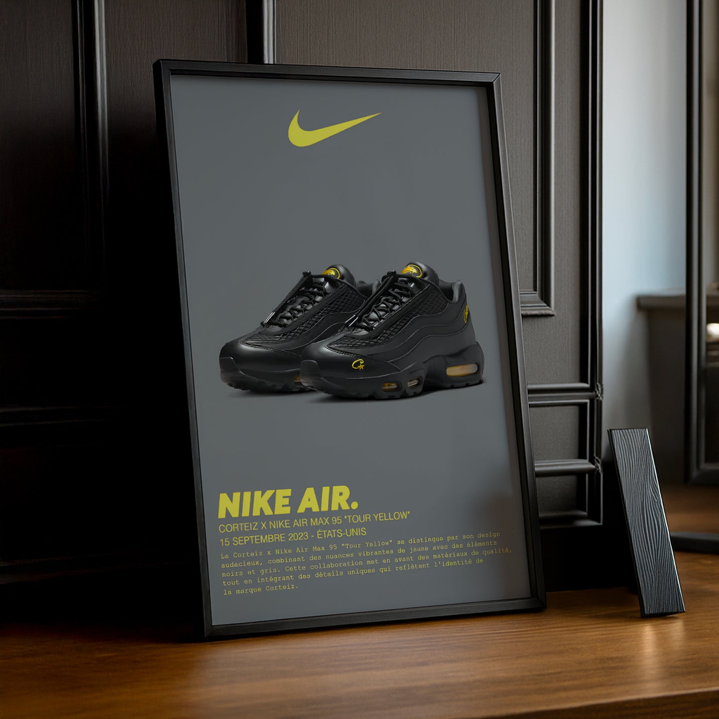 Cadre photo Corteiz x Nike Air Max 95 Tour Yellow