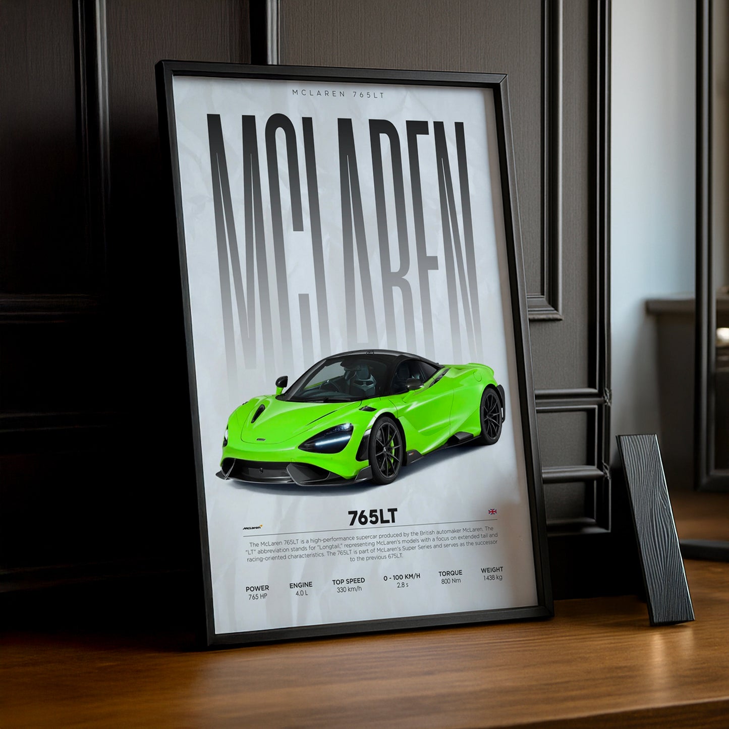 Cadre photo McLaren 765 LT