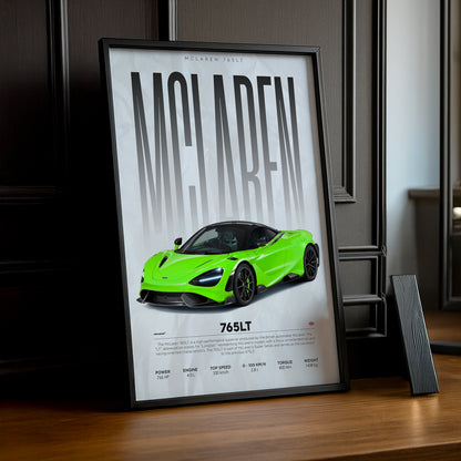 Cadre photo McLaren 765 LT