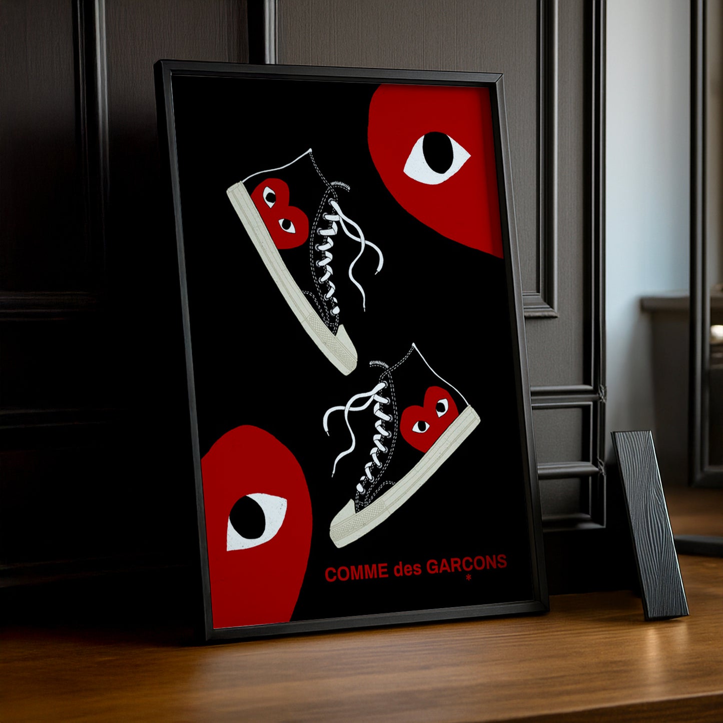 Cadre photo Comme Des Garçons converse