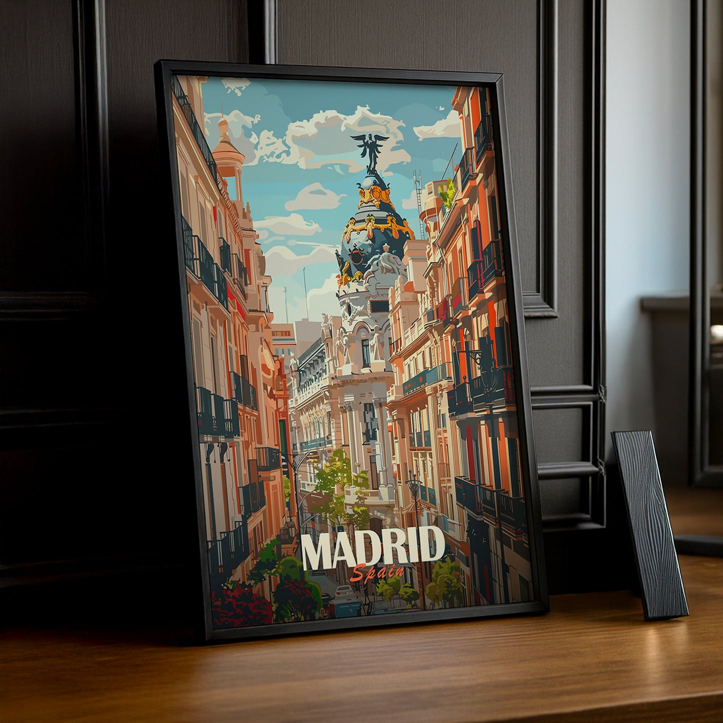 Cadre photo Madrid Spain