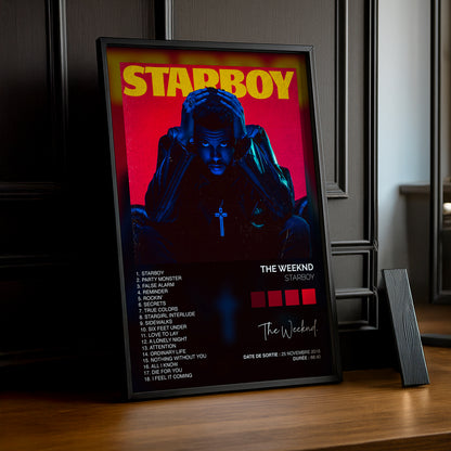 Poster The Weeknd - Album Starboy
