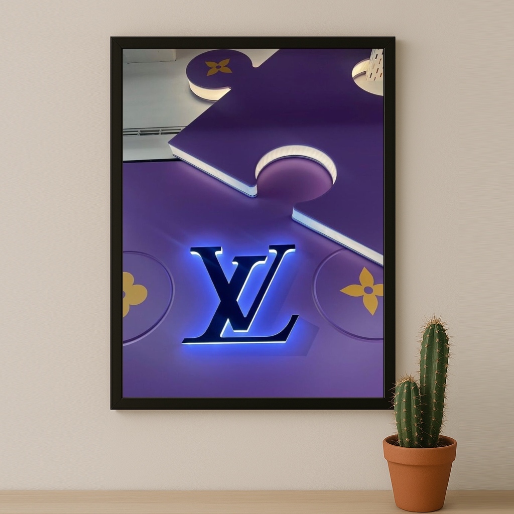 Cadre photo Louis Vuitton Puzzle
