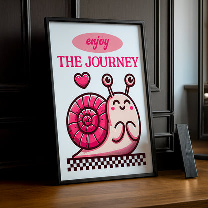 Cadre photo Citation - Enjoy The Journey