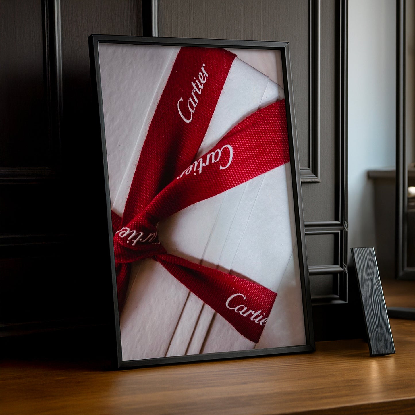 Cadre photo Cartier - Ruban Rouge