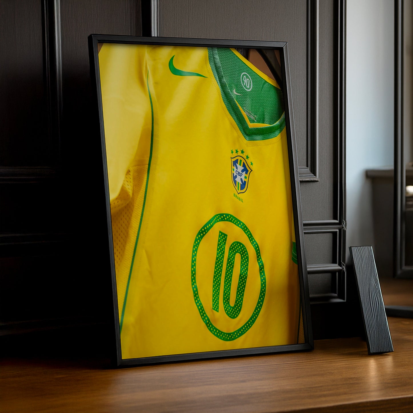 Poster Maillot Football - Brazil Retro