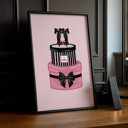 Cadre photo Mode - Boite Chanel