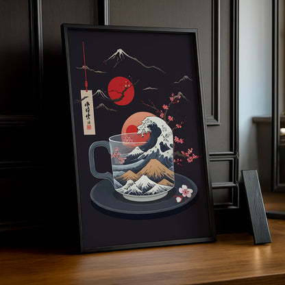 Cadre photo Café - Japon