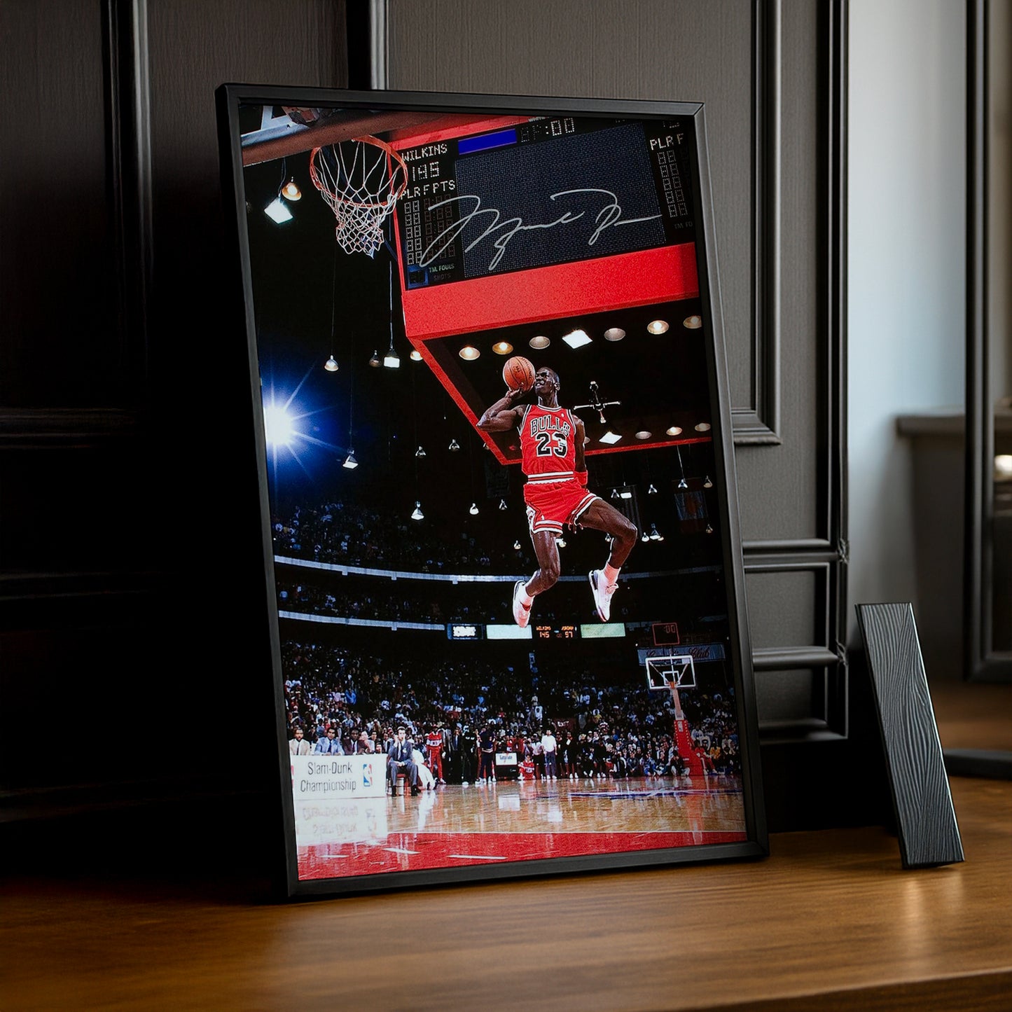 Cadre photo NBA - Michael Jordan Dunk