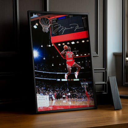 Cadre photo NBA - Michael Jordan Dunk