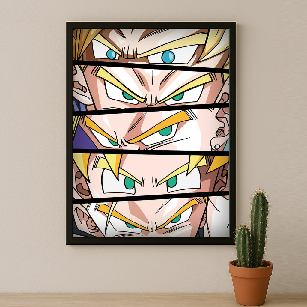 Poster Dragon Ball Z - Eyes Super Saiyans