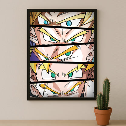 Poster Dragon Ball Z - Eyes Super Saiyans