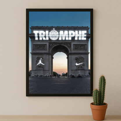 Cadre photo PSG Triomphe