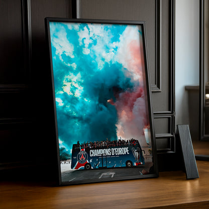 Cadre photo Paris Saint-Germain LDC Bus