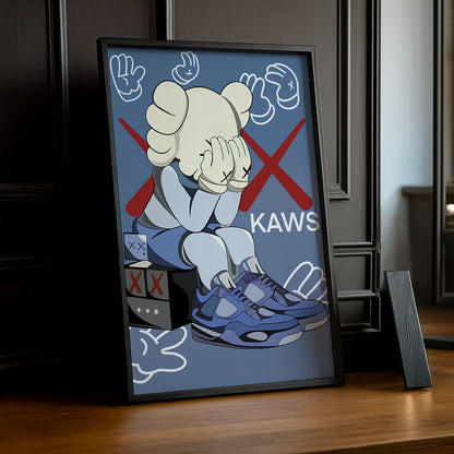 Cadre photo Kaws Jordan