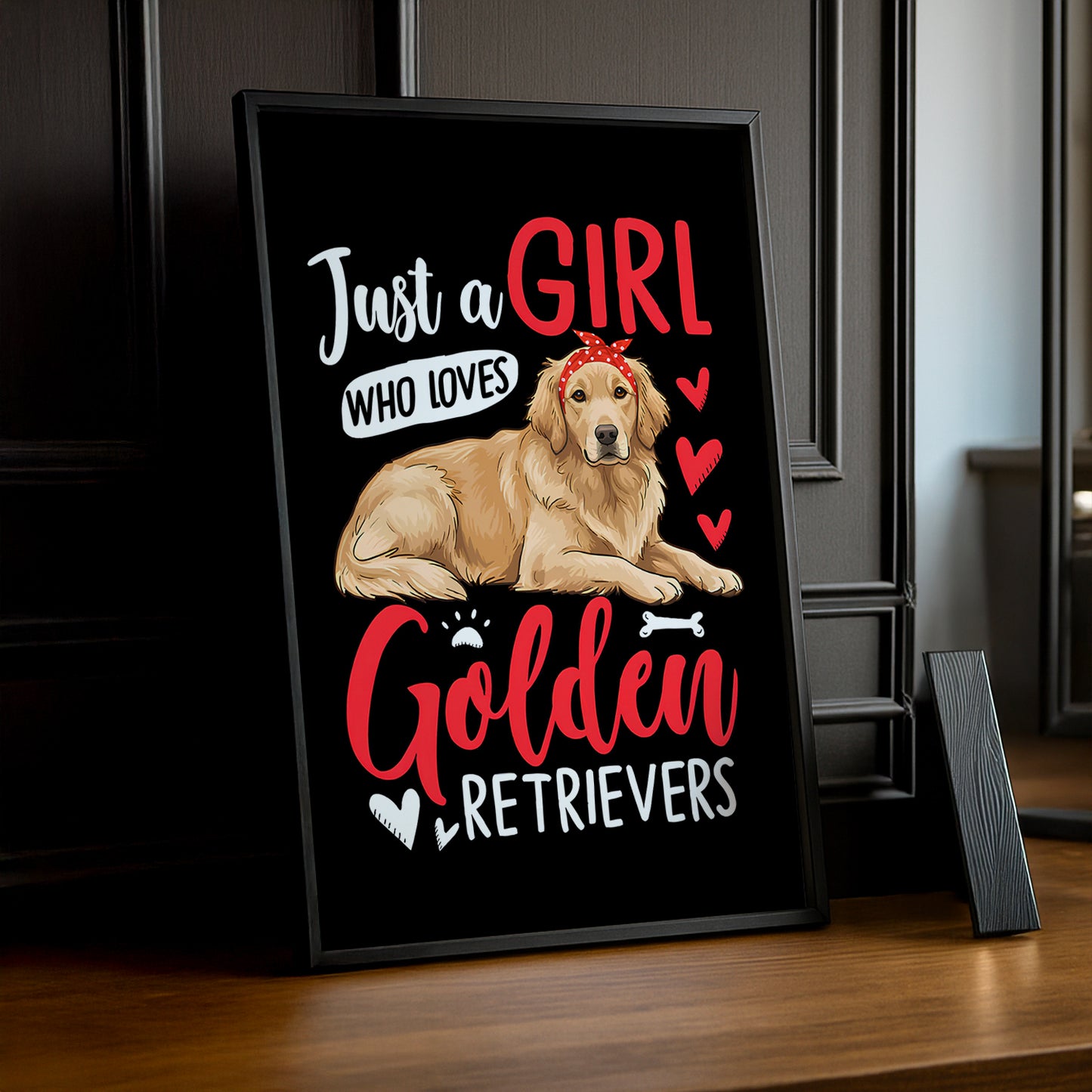 Golden Retrievers - Poster