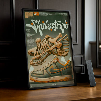 Poster Nike Air Force Skelestrine