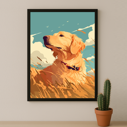 Chien portrait - Poster