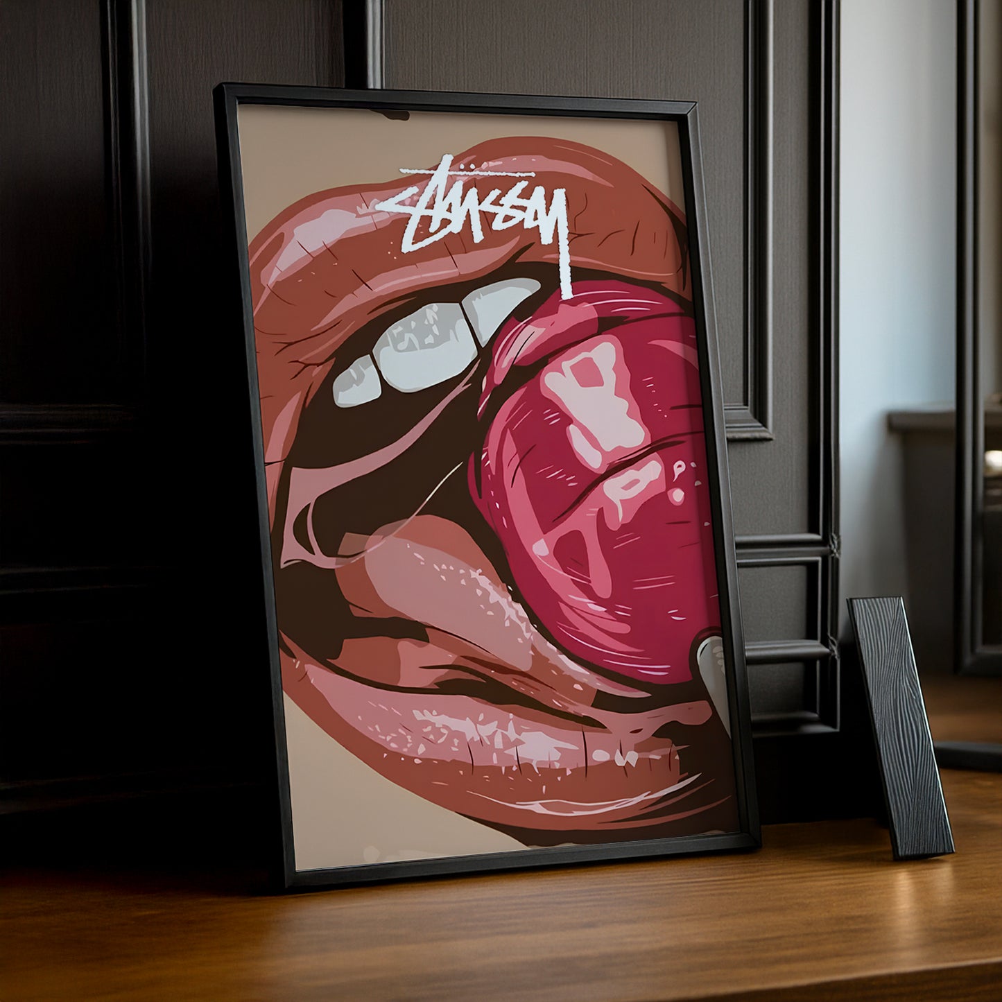 Cadre photo Stussy - Lollipop Lips