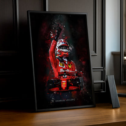 Cadre photo Charles Leclerc Formula 1