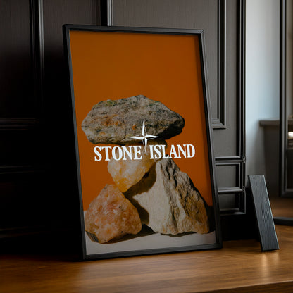 Poster Stone Island - Orange Stone
