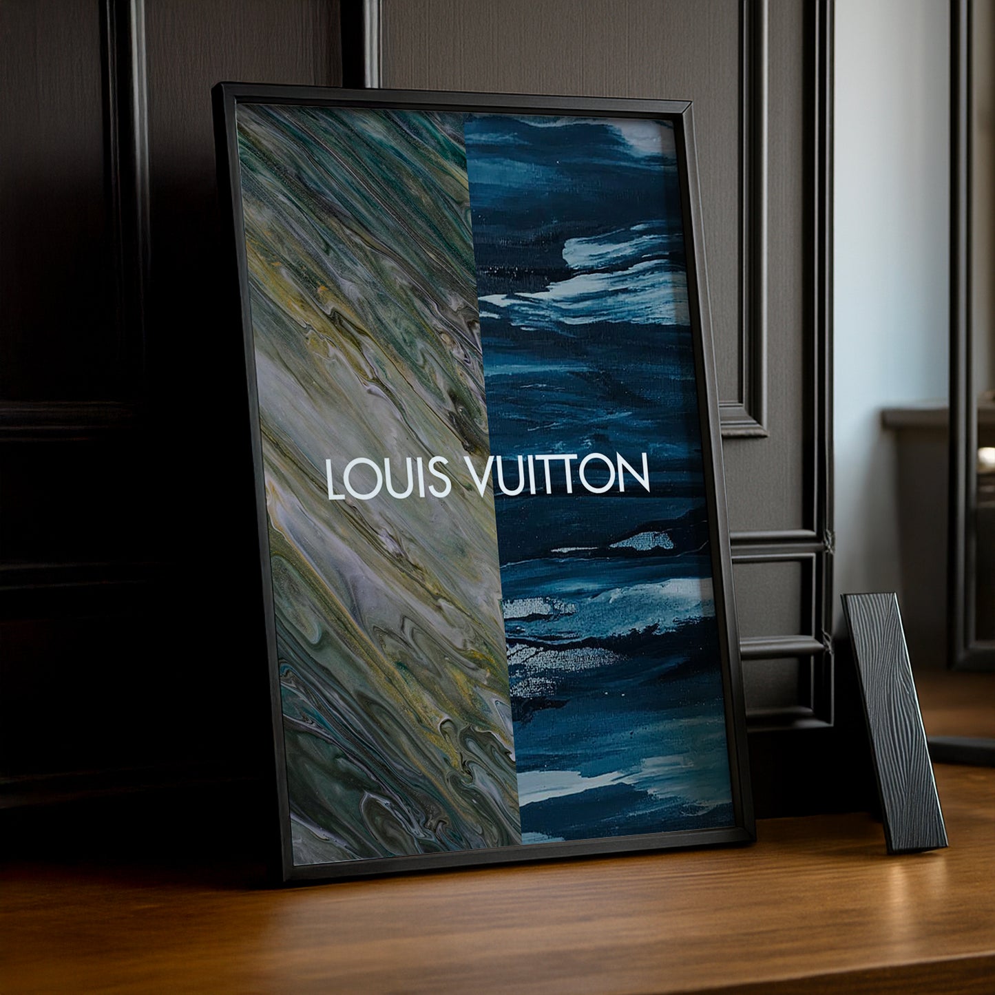 Cadre photo Louis Vuitton - Aesthetic Blue x Green