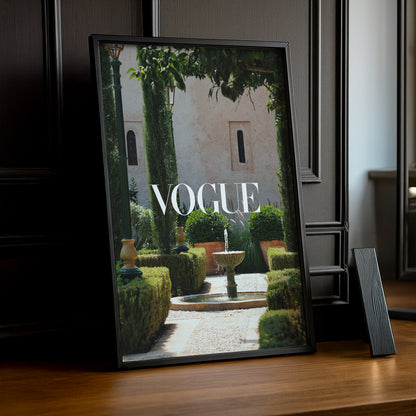 Poster Photo Vogue - Fontaine